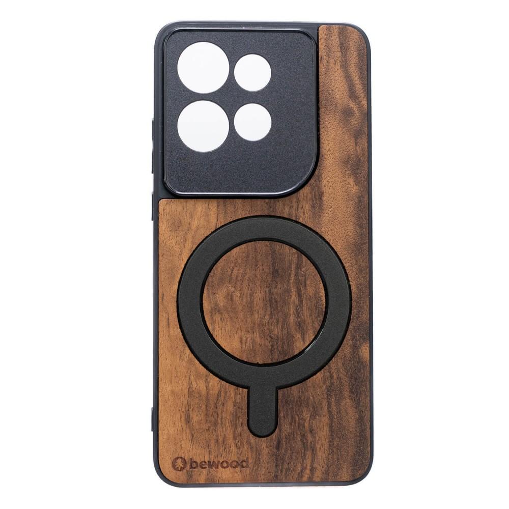 Bewood Wooden Case for Motorola Edge 50 Neo Imbuia with MagSafe