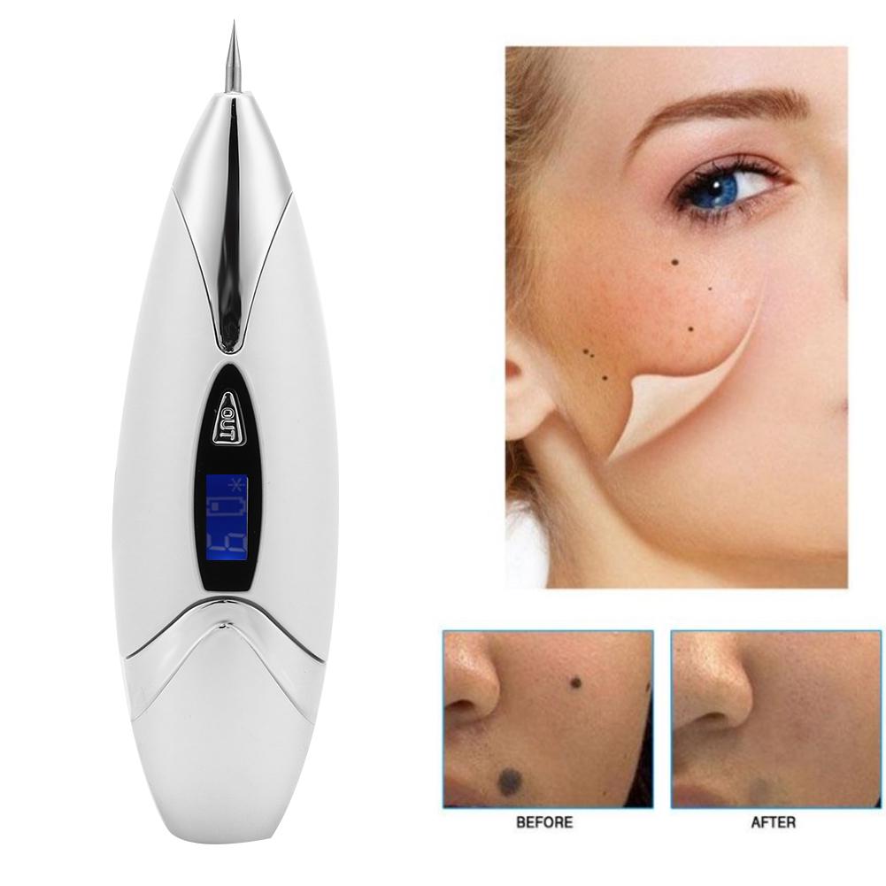 Rechargeable Freckle Cleaner LED Screen Skin Spots Mole Removal Pen Beauty Skin Care Machine