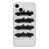 Black Tpu Case For Samsung Galaxy S6 S7 S8 S9 Plus Back Cover Miata Mx5 Na