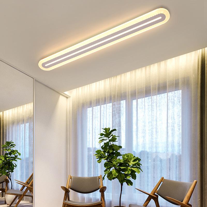 Ultra Thin Led Strip Lamps, Simple And Modern Ceiling Mounted, Hallway, Corridor, Balcony, Creative Lighting Decoration