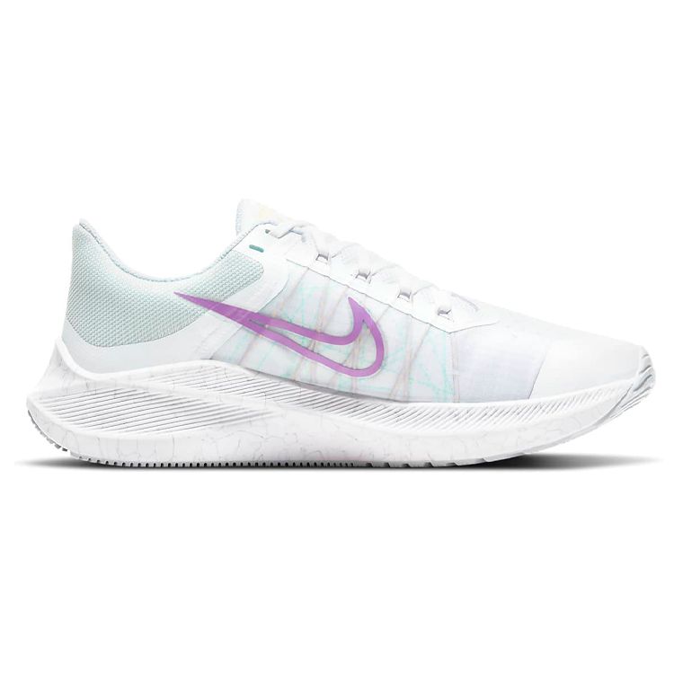 Nike  Zoom Winflo 8 Football Grey Violet Shock Women Sneakers White Infinite-Lilac CW3421-102