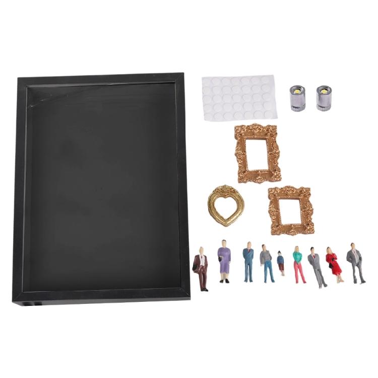 Unique Family Memory Photo Box Set Miniature Museums Photo Frame with Decorative Type