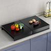 Extra Thick Gas Furnace Cover Strong Durable Carbon Steel Plate Electric Furnace Cover Space Saving Gas Stove Rack Cover