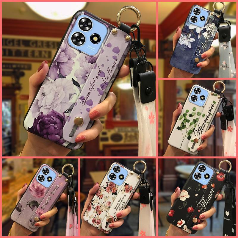 Fashion Design Soft case Phone Case For ZTE Blade A73 4G/V50 Smart Silicone Lanyard Shockproof Back Cover Dirt-resistant