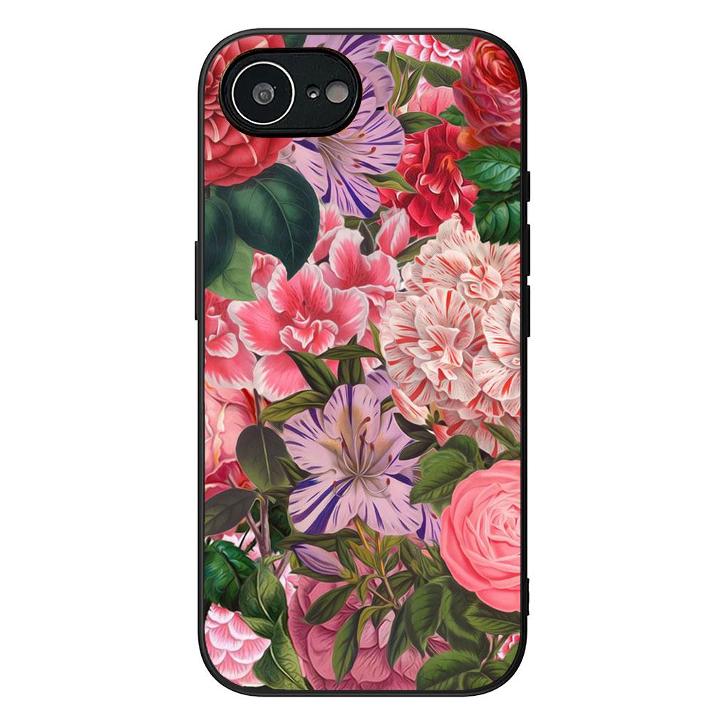 Rose Flower Casing Phone Cover for Apple iPhone 13 12 Mini XS 11 Pro Max 7 8 Plus + XR SE 2022 2020 SE3 Soft Case