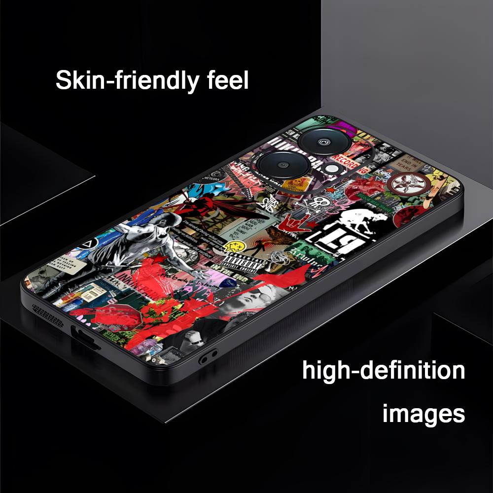 Linkin P-Park Band LOGO Hot Phone Case For Xiaomi Redmi 14C 13C 12C Note14 13 12 11 10 Pro Plus S Soft Black Phone Cover