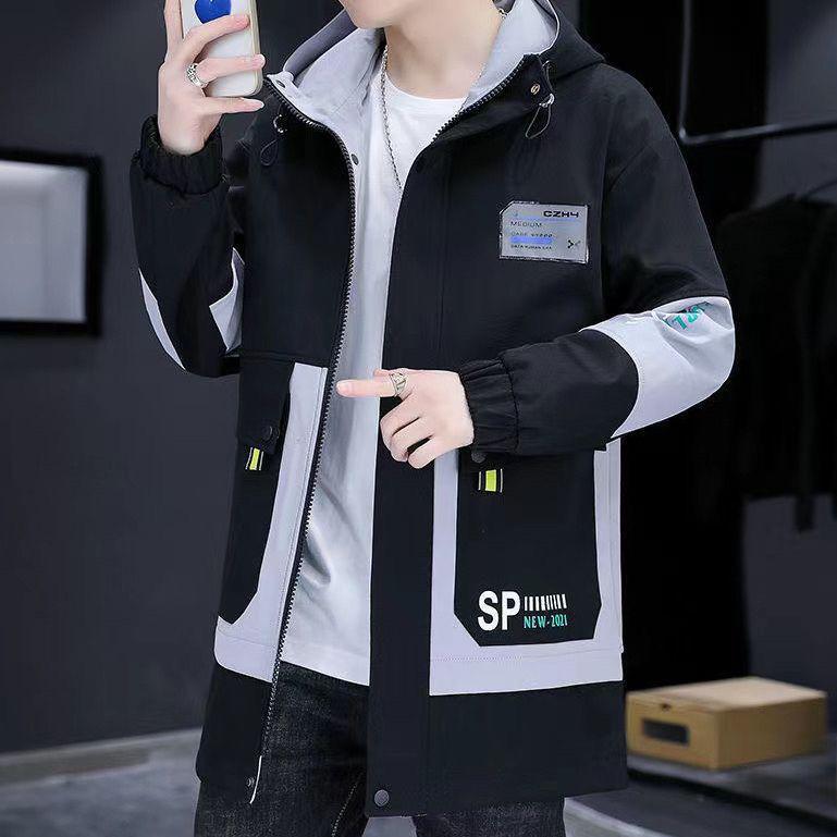 

Men s Winter Thickened Cotton Hooded Jacket: Velvet-Lined, Trendy, Warm, Casual Windbreaker 3XL recommended for 160-180 catties