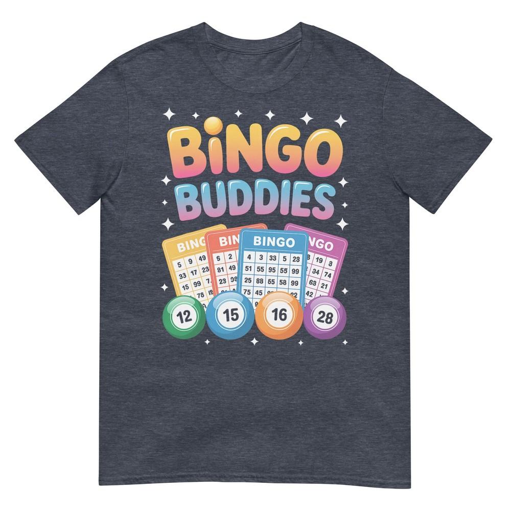 Bingo Buddies Friends Game Lucky Numbers Fun Social Winner TShirt