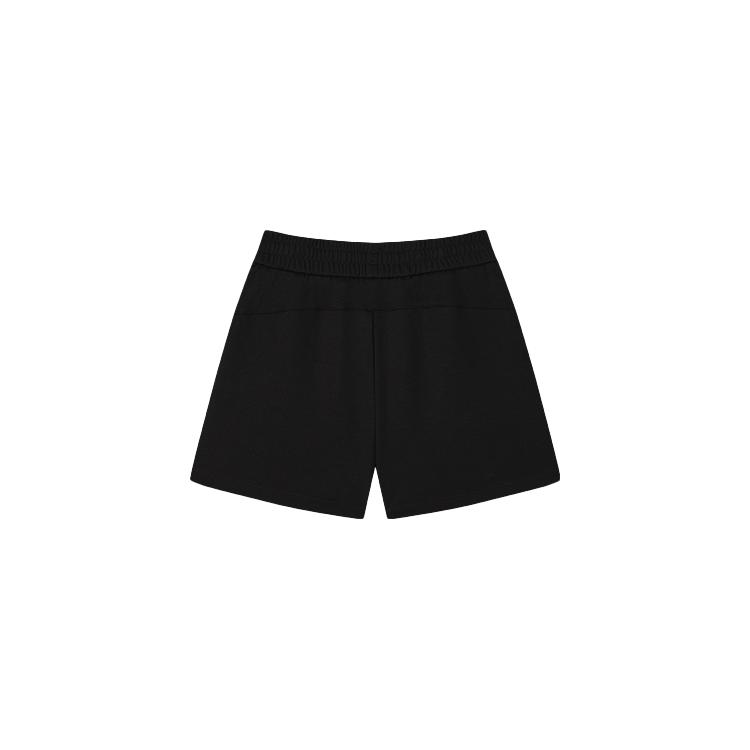 FILA Original Knitted Casual Fashion Lace-Up Sports Shorts Men shorts Black F51M529604F-BK