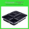 1100ml 5-Compartment Disposable Plastic Food Container