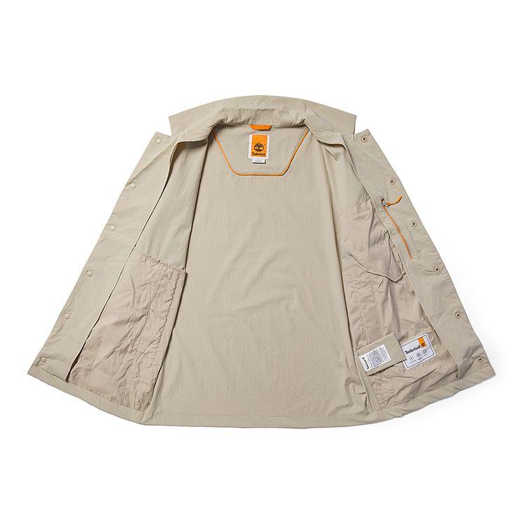 Timberland Sun Protection Jacket Men Jackets Gray Brown A26B6-CY2
