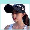 Summer Outdoor Women Hat With Large Brim Sun Protection Breathable Polyester For Casual And Sport Use