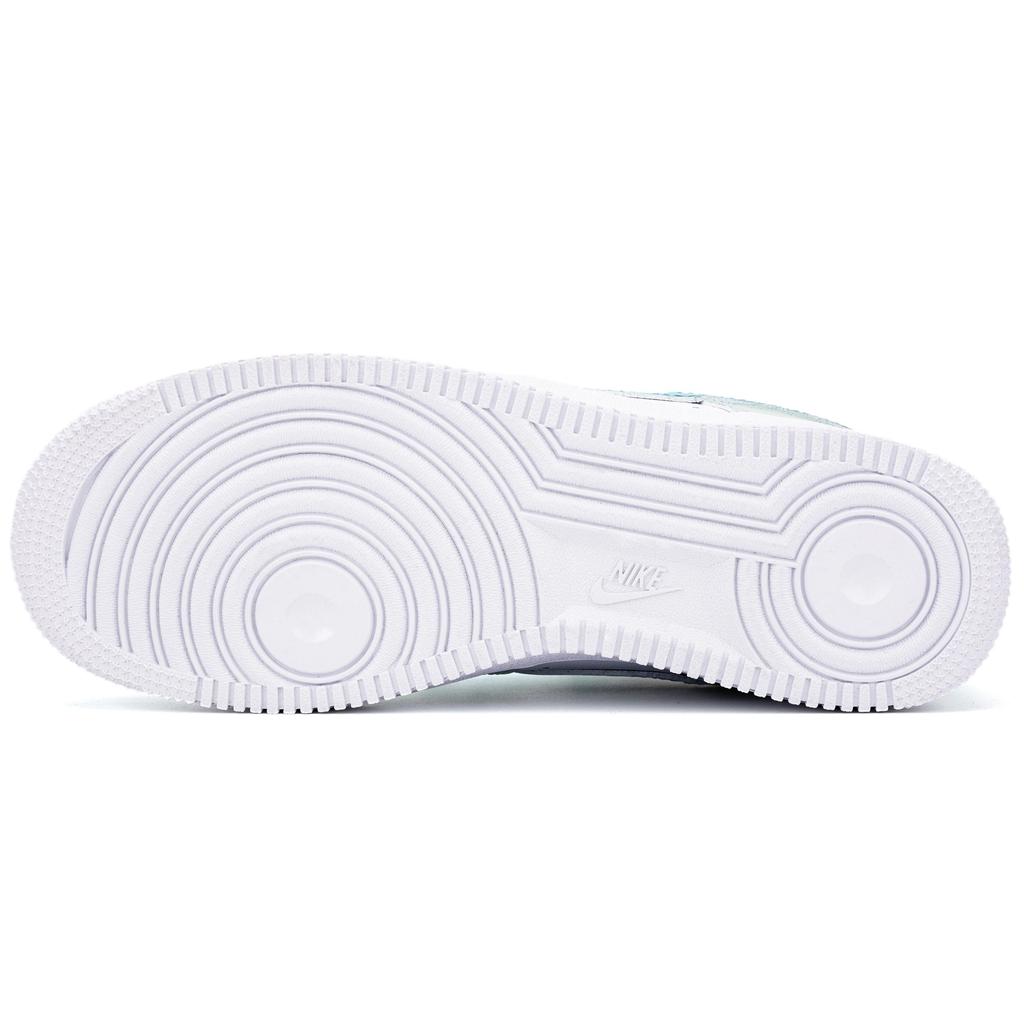 Nike Air Force 1 Slip Resistant, Abrasion Resistant, Lightweight Low top Skateboard Shoes Women's White Green DD8959-100(Team18-AF1)
