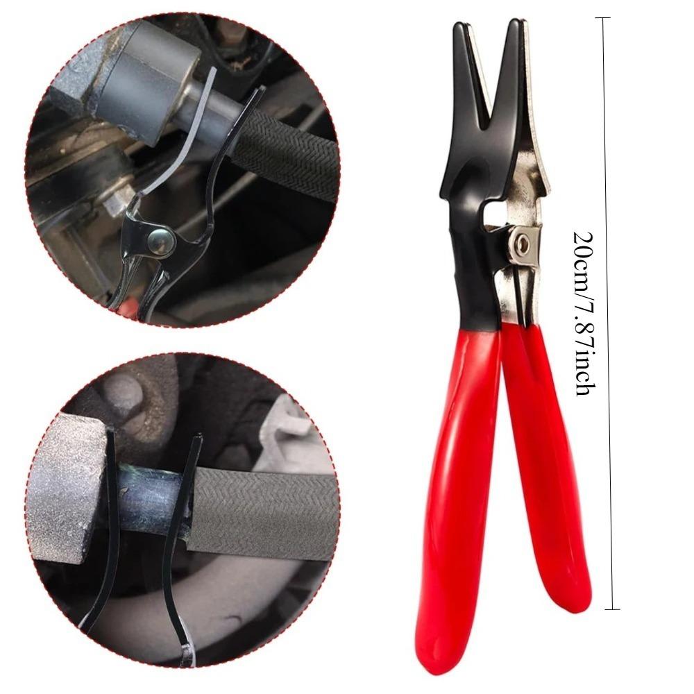 Automobile Tubing Oil Pipe Separation Clamp Joint Tightening Pliers Fuel Filters Hose Tube Buckle Removal Tools Car Pipe Tool
