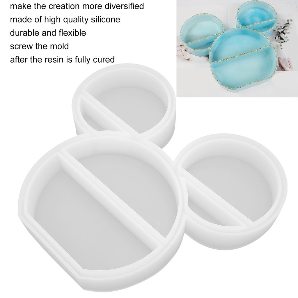 Storage Box Silicone Mold Flexible Durable Epoxy Resin Molds for Making Resin Molds