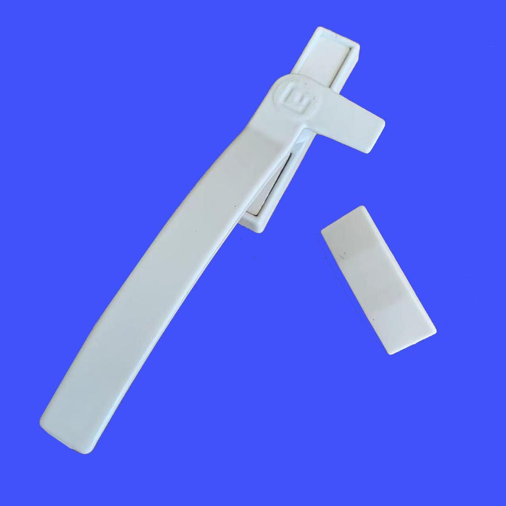 Verstärkter UPVC-Dreh-Kipp-Tür- und Fenstergriff in L-Form mit Schloss