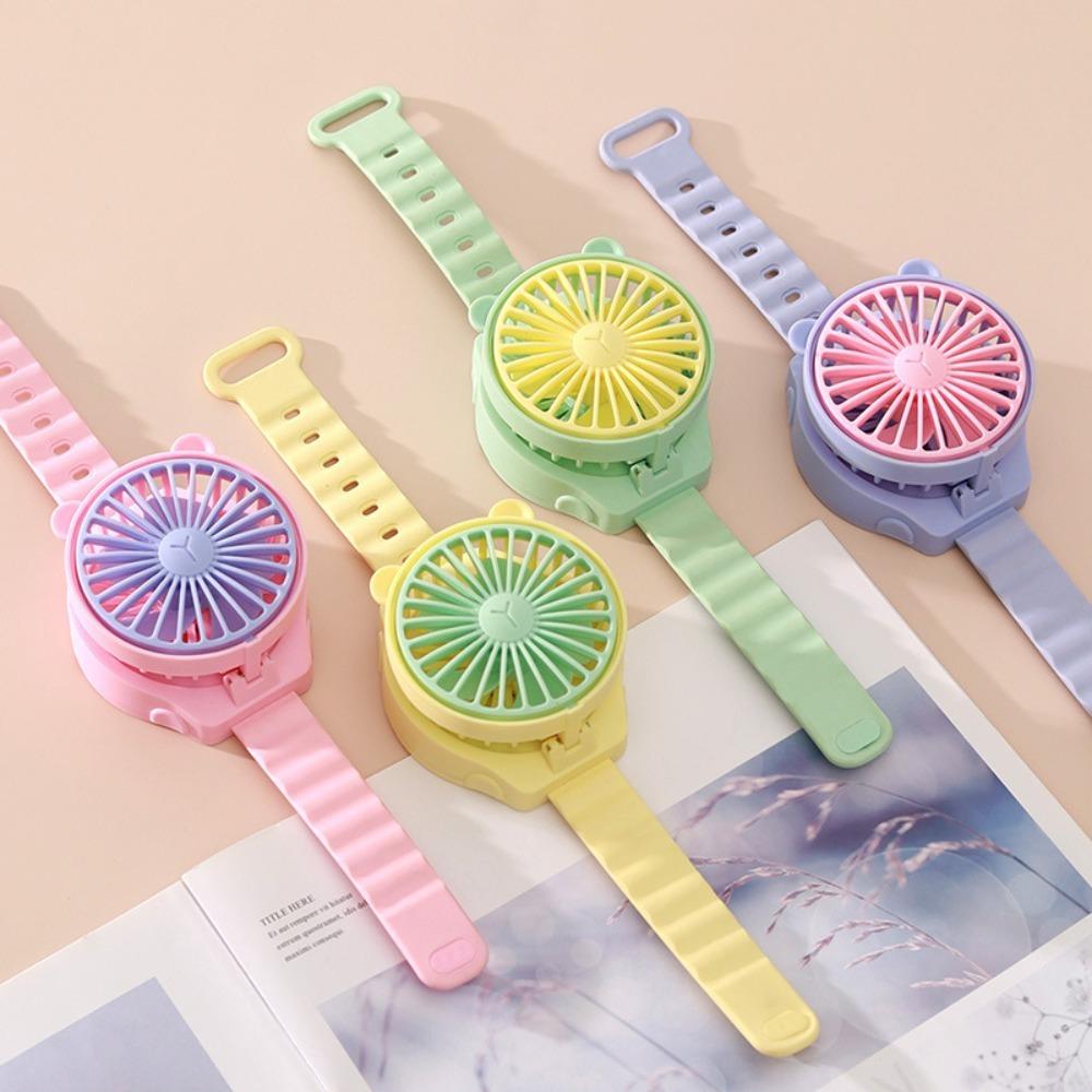 New Personalized and Creative Cartoon Watch Fan Portable Mini Fan Suitable for Outdoor Travel Office The Best Gift for Friends