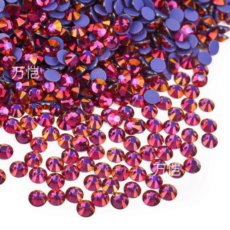 Imitation Glass Hot Diamond Rhinestone, Hot Melt Adhesive Bottom Protein Porcelain White Diy Crystal Beauty Clothing Accessories
