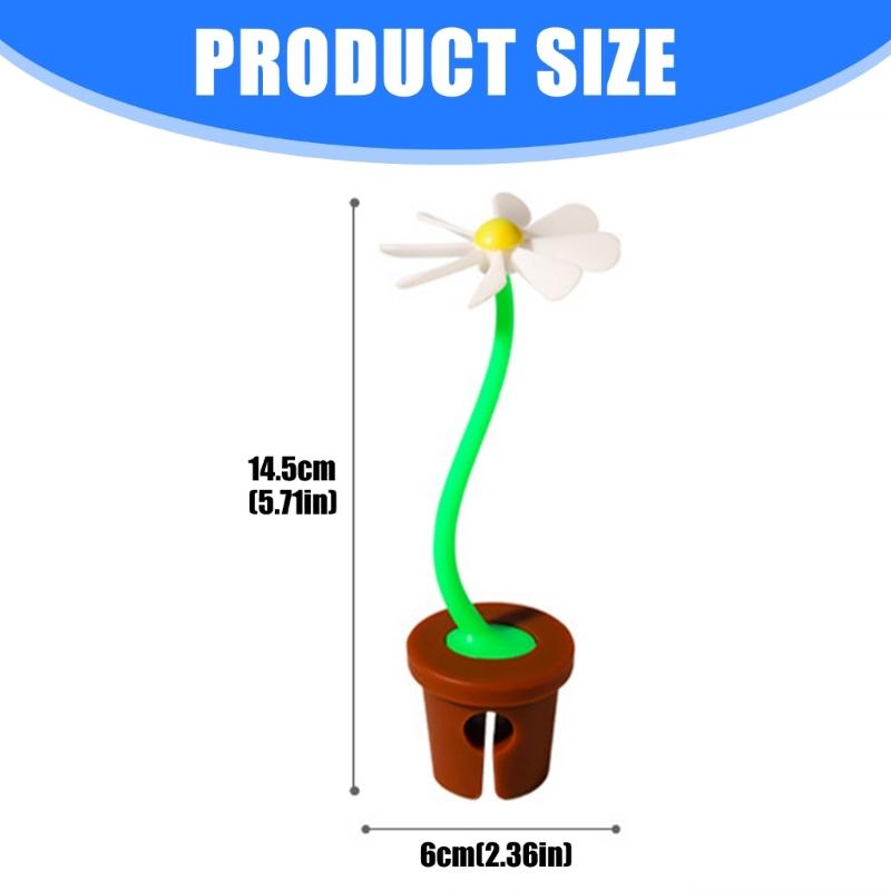Hitzebeständige Silikone Kochtopfdeckelheber Gänseblümchen-Design Überlaufschutz Küchenzubehör Passend für die meisten Kochgeschirre
