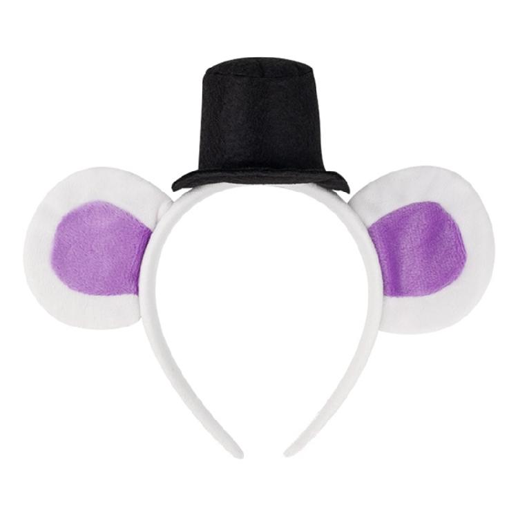 Cartoon Bear Ear Plush Headband Cosplay Costume Hairhoop Birthday Party Hairband Women Face Washing Hairhoop Accessories