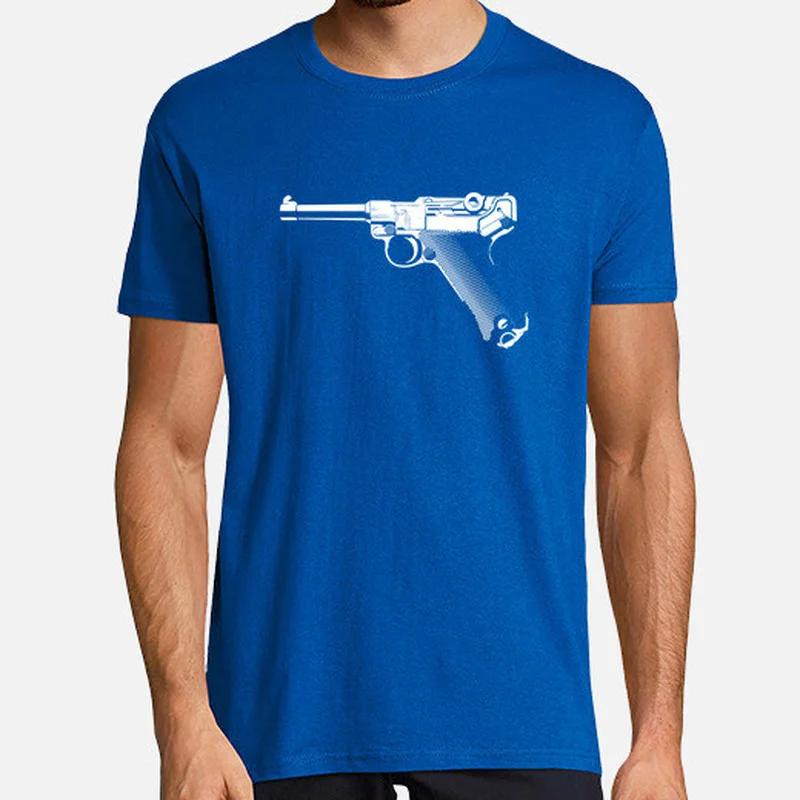 Luger Parabellum Pistol Men TShirt Short Sleeve Casual 100 Cotton ONeck Summer T Shirt