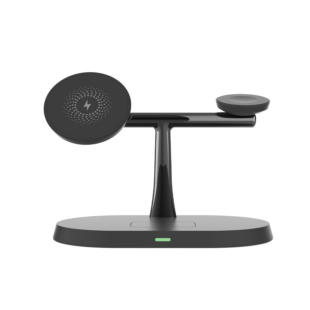 Support Chargeur Sans Fil 3 en 1 Pour iPhone 12 13 14 15 16 Station de Charge Rapide pour Montre 10 9 8 7 6 5 Airpods Pro