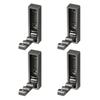4Pcs Retractable Wall Hooks for Bathroom Foldable & Space Saving Wall Hook Upgrades for Hanging Clothes & Accessories