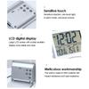 Foldable Desktop LCD Electronic Clock Multi-function Date Temperature Alarm Clock Simple and Convenient Thin Travel Clock