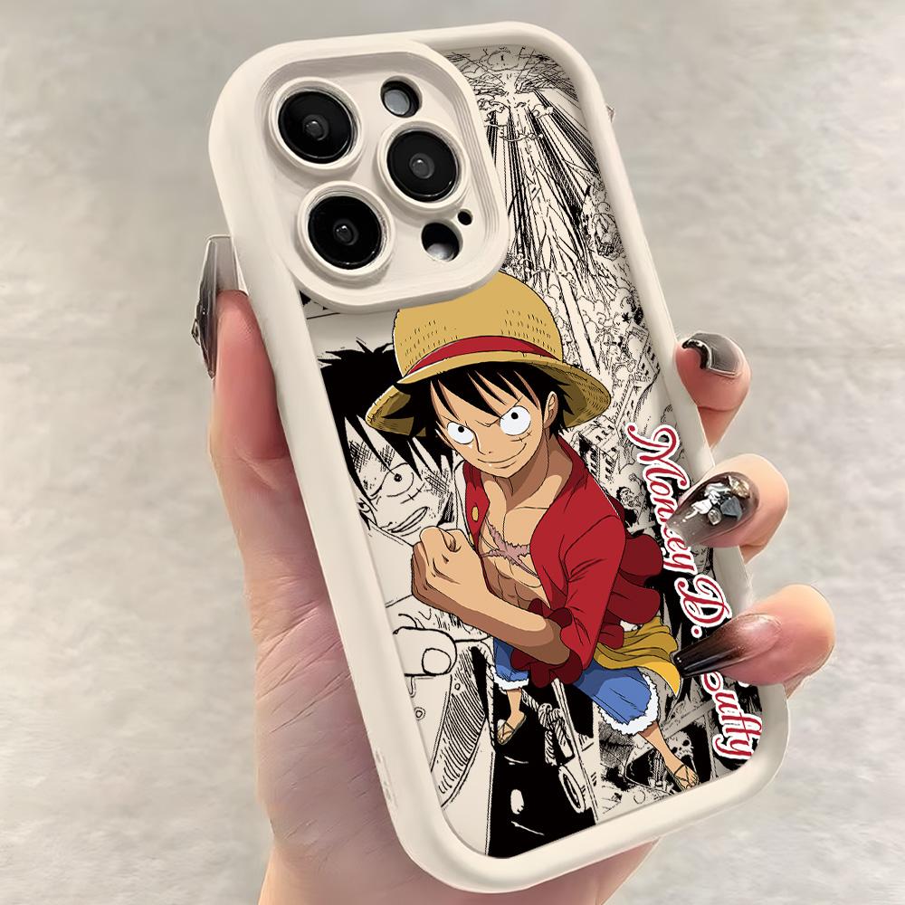

Ones Pieces Luffys Zoros Phone Case for Samsung S26 S25 S24 S23 S22 S21 S20 F06 M16 Note 20 FE Plus Ultra 4G 5G Soft Silicone Samsung S20 FE