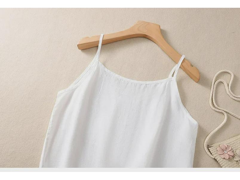 2023 Summer Lightweight Linen V-Neck Camisole