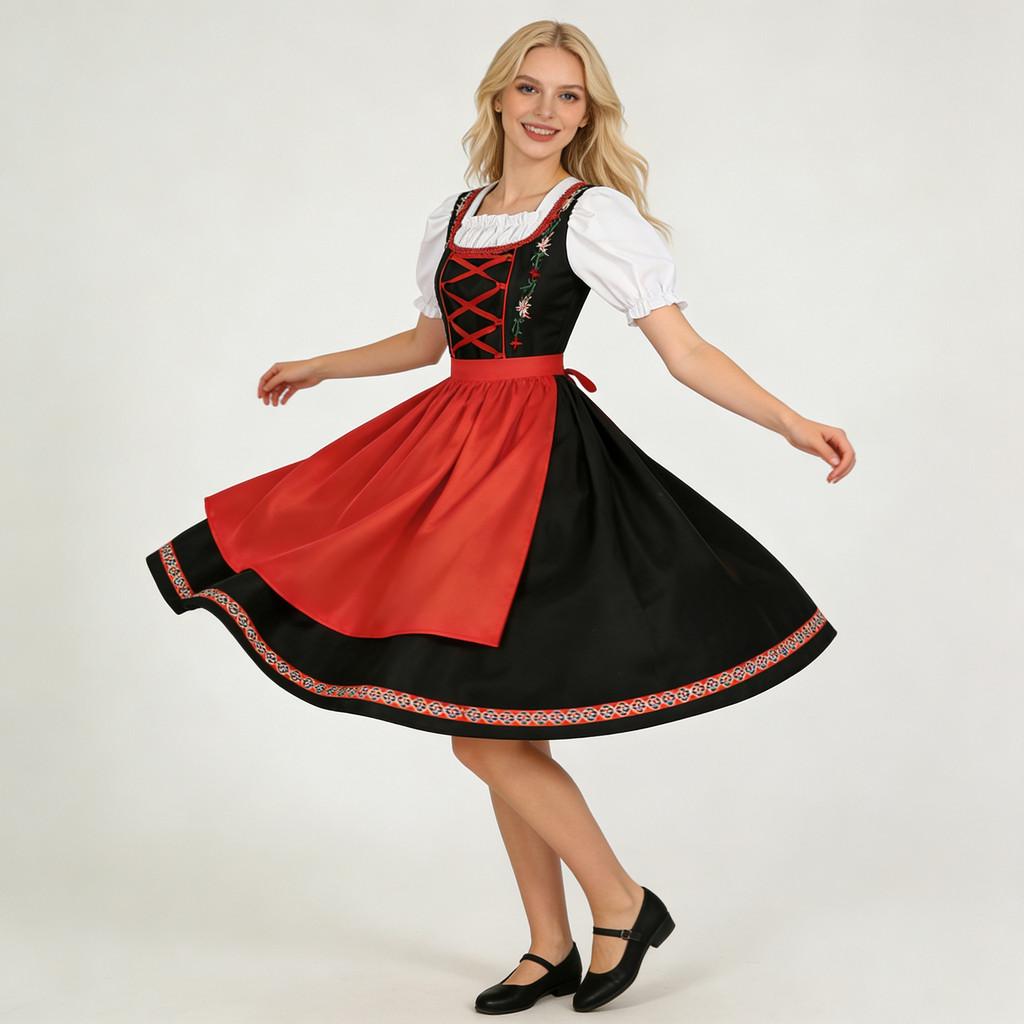 Oktoberfest Cosplay Beer Dress With Polyester Material For Role Play And Parties