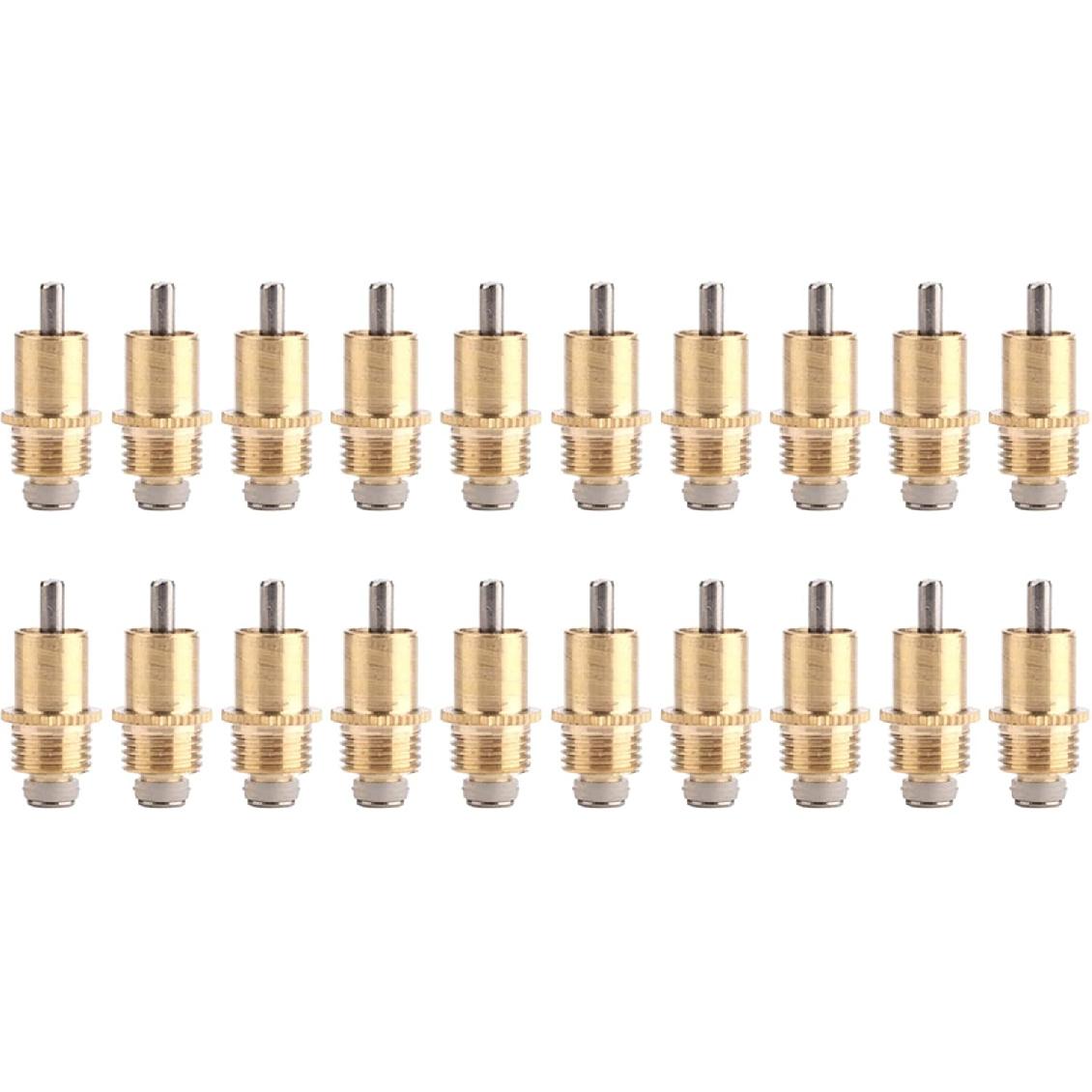 20Pcs Stainless Steel Rabbit Water Feeder Automatic Rabbit Drinker Nipple Easy Use Drinking Water Tool for Small Animals Farm Animal Supplies