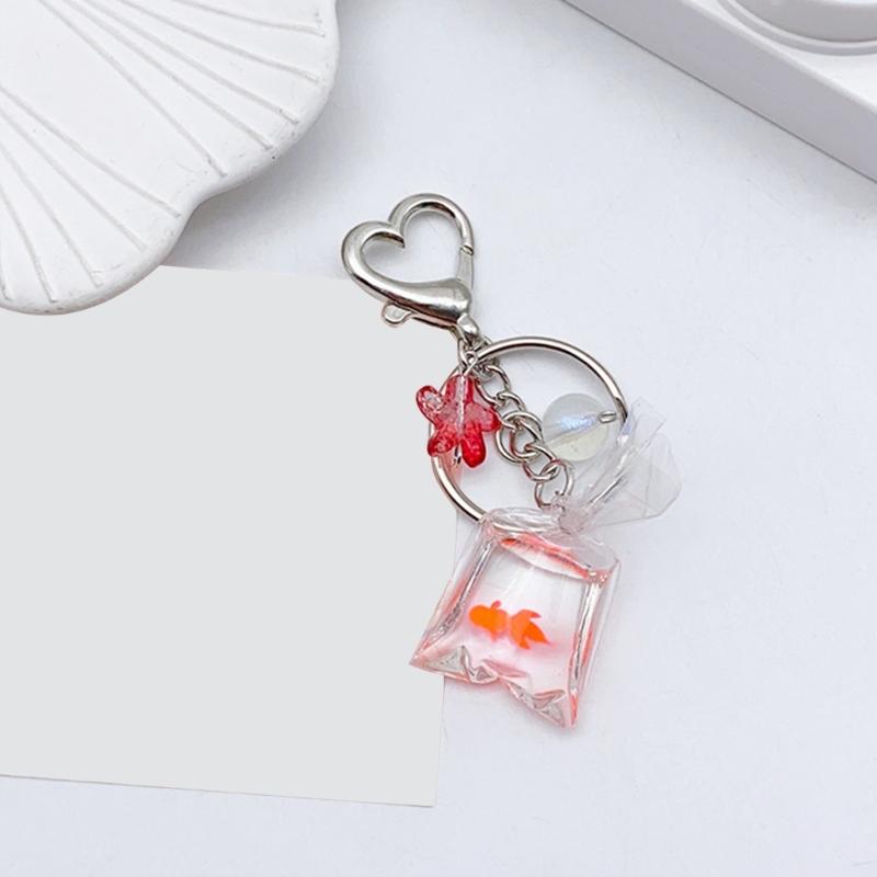 Haustier Fisch Anhänger Schlüsselanhänger Süßer Niedlicher Cartoon Anhänger Autoschlüsselanhänger Rucksack Dekoration Modeschmuck für Frauen und Mädchen