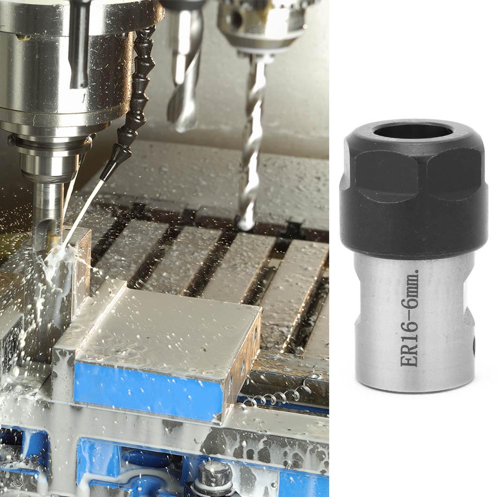 C20- 16-40L Collet Block Chuck Collet Hold Spindle Motor Shaft Clamping Tool Bar (6mm)
