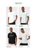 Herren Schnelltrocknendes Stretch Rundhals Slim Fit T-Shirt - Kurzarm Freizeit Outdoor Sportbekleidung