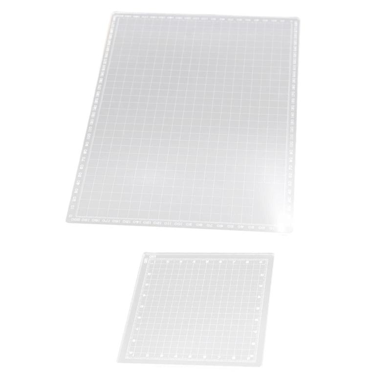 Clay Hand Tools Measurement Mat Clay Pottery Tool Making Backing Board Clay Sculpture Tool for Shaping Smoothing Clay Lovers 10cmx10cmx0.4cm