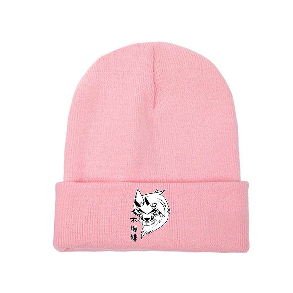 Helluva bossLoona Octavia Comedy Knitted Hat for Women Unisex Beanies Winter Hats Manga Cute Hip Hop Caps