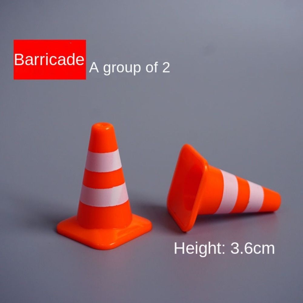 

Road Block Simulation City Road Signs Model Toy Mini Traffic Road Signs Scene Decoration style 11