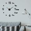 3D Luminous Wall Clock Frameless Acrylic Diy Digital Clock Wall Stickers Mute Clock For Living Room Bedroom Office Wall Decor