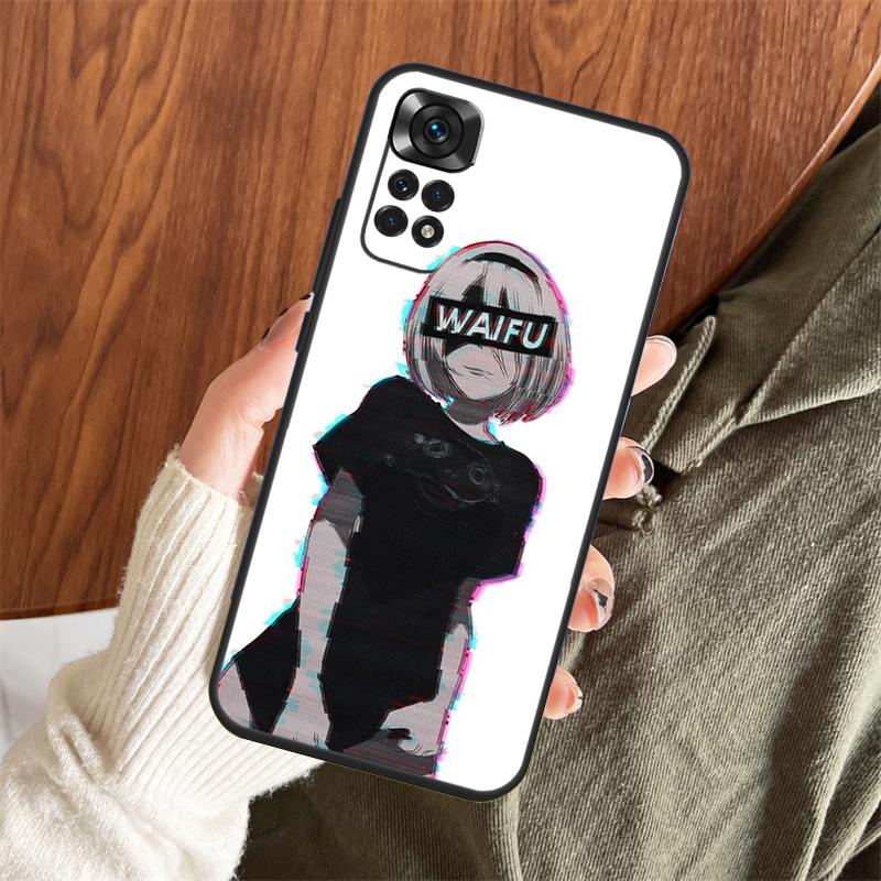 Sugoi Senpai Anime Waifu Sexy Girl Case For Xiaomi Redmi Note 14 Pro 13 12 11 10 15 Pro Plus Redmi 15 C 13 10C 12C 13C 14C Cover