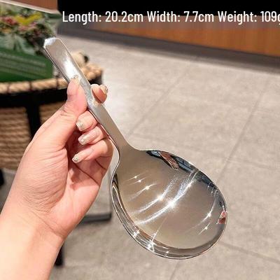 ZISIZ 304 Stainless Steel Serving Spoon & Ladle Set