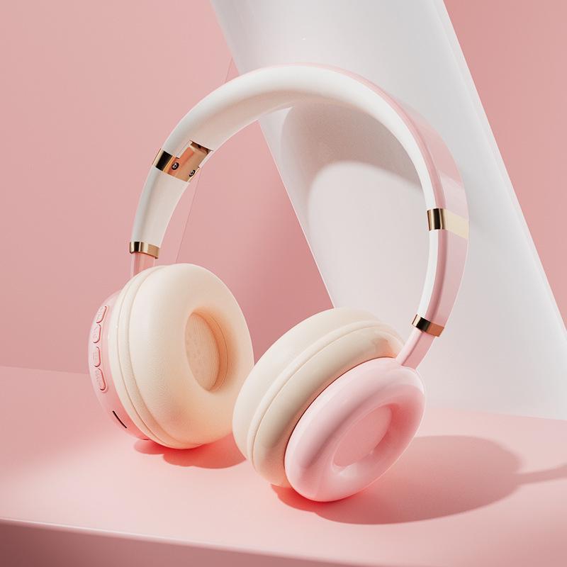 KE26 Sweet Donut Bluetooth Over-Ear Headphones with Mic, Superb Sound & Stereo Card Slot