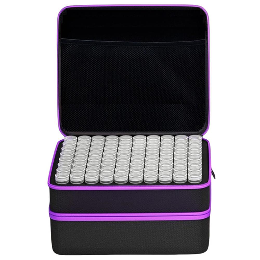 30/60/120/240 Jars DIY Diamond Painting Multifunctional Storage Box, Nail Art Jewelry Rhinestone Mosaic Storage Container