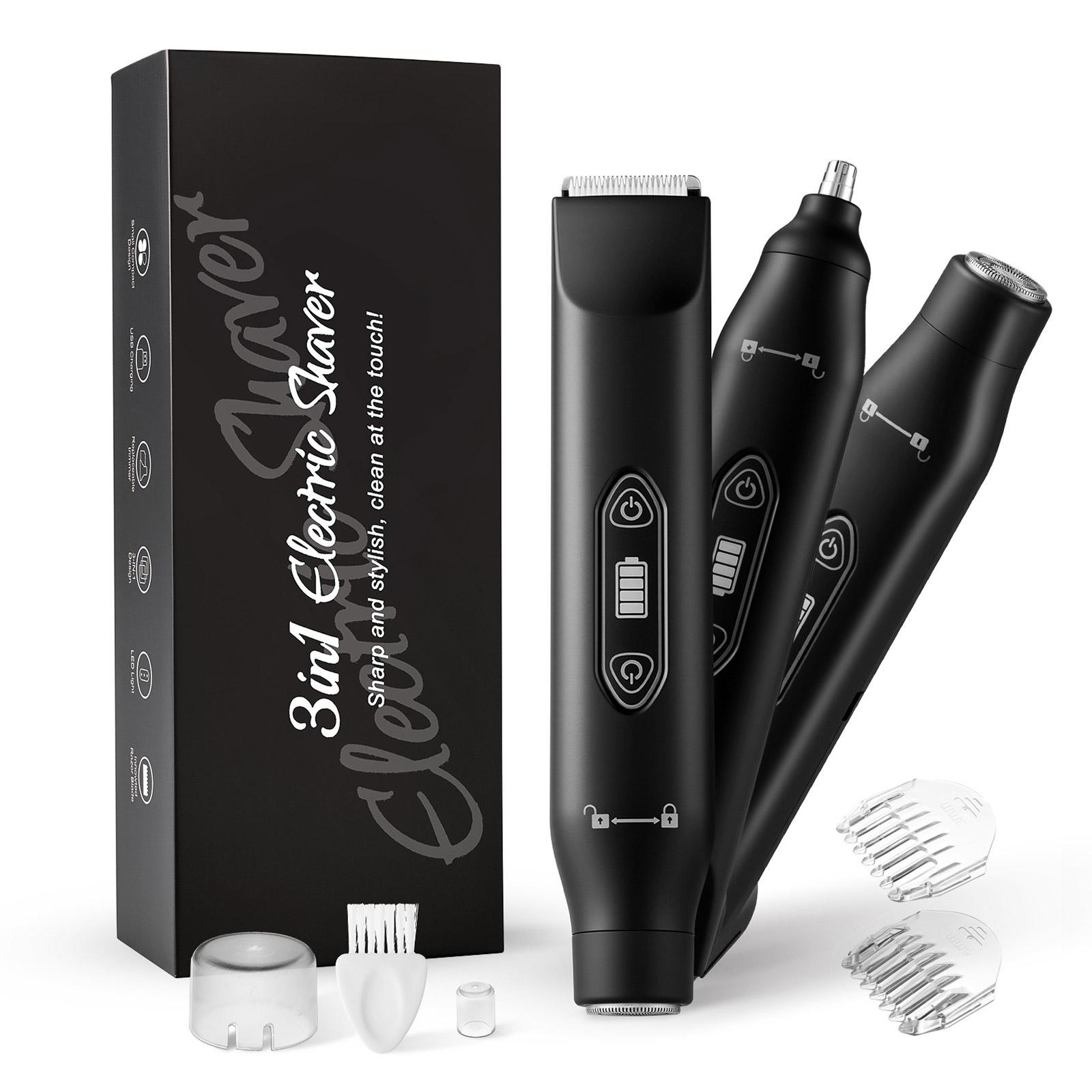 

Women s Bikini Rechargeable Electric Shaver For Body And Facial Hair Removal Trimming Of Pubic Hair, Face, Armpits, And Legs One Size чёрный
