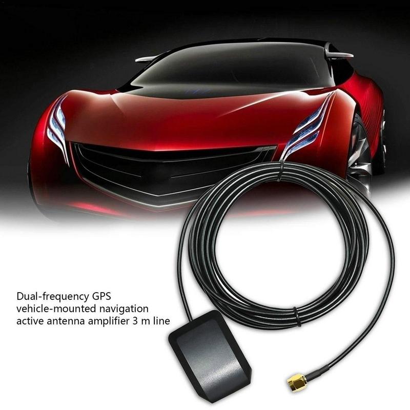 Car DVDNavigation GPS Satellite Antenna Double-frequency Active Universal Amplifier SMA GPS MouseShell Navigation Antenna