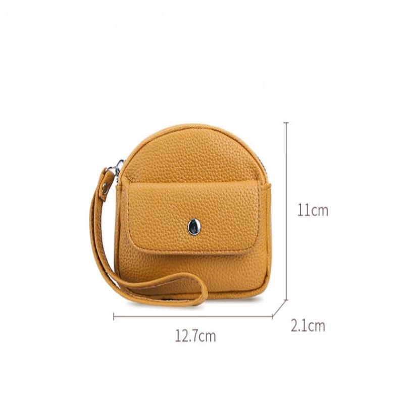 1Pcs Multi- Functional Wallet Holder Card Bag Student Mini Zero Wallet For Women Pu Leather Coin Purse