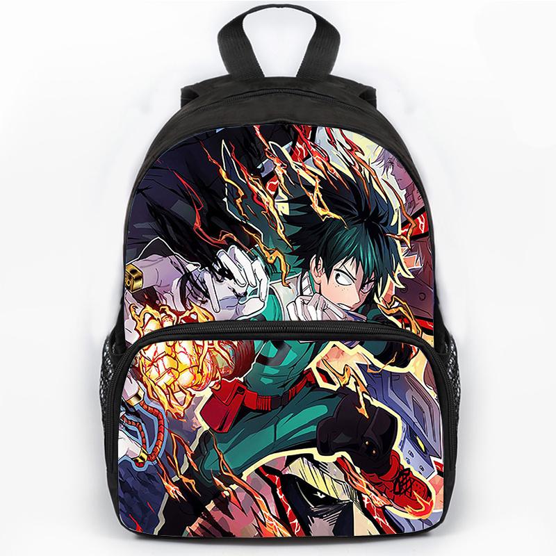 Anime My Hero Academia Backpack for Student Boys Children Manga Izuku Midoriya Schoolbag Large Capacity Laptop Backpacks Mochila