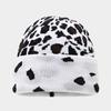 American autumn and winter personalized leopard print jacquard warm knitted hat for men and women outdoor versatile casual ear protection wool cold ha