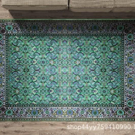 Persian Style Carpet, Living Room Coffee Table, Bedroom Full Of Floor Mats, Ethnic Style Thickened Washable Non-Slip Carpet