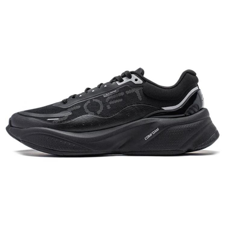 

Li Ning Soft Cushioning Abrasion Resistant Lightweight Low top Casual Shoes Men s Black AGLU009-1 44